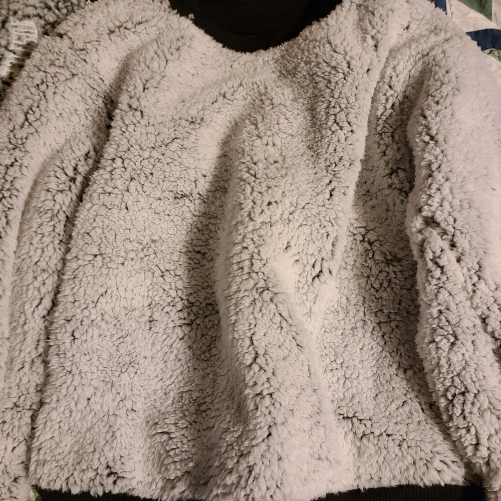 Girls fuzzy sweater